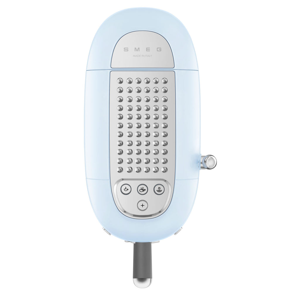 SMEG Manual Espresso Coffee Machine with Milk Frother (Pastel Blue)