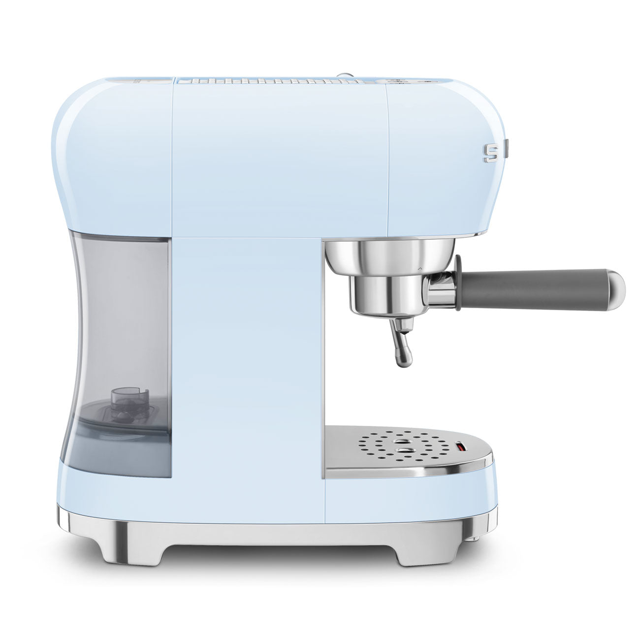 SMEG Manual Espresso Coffee Machine with Milk Frother (Pastel Blue)