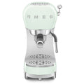SMEG Manual Espresso Coffee Machine with Milk Frother (Pastel Green)