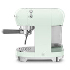 SMEG Manual Espresso Coffee Machine with Milk Frother (Pastel Green)