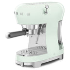 SMEG Manual Espresso Coffee Machine with Milk Frother (Pastel Green)