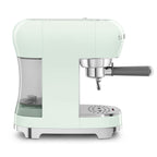 SMEG Manual Espresso Coffee Machine with Milk Frother (Pastel Green)