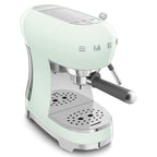 SMEG Manual Espresso Coffee Machine with Milk Frother (Pastel Green)