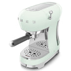 SMEG Manual Espresso Coffee Machine with Milk Frother (Pastel Green)