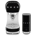 SMEG Barista Bundle - Espresso Machine + Milk Frother (Black)