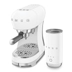 SMEG Barista Bundle - Espresso Machine + Milk Frother (Black)