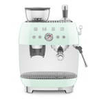 SMEG Manual Espresso Coffee Machine with Grinder (Pastel Green)
