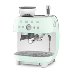 SMEG Manual Espresso Coffee Machine with Grinder (Pastel Green)