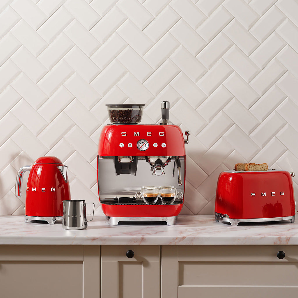 SMEG 2-Slice Electric Toaster (Red)