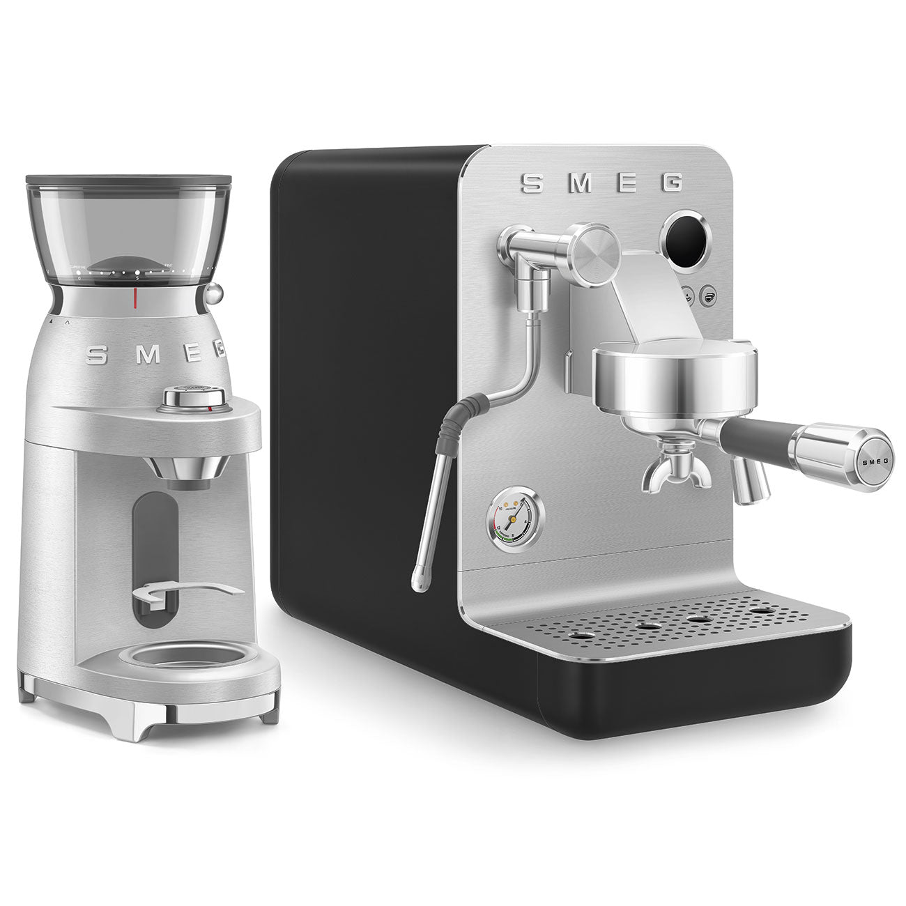 Automatic Mini-pro Espresso Machine with Steam Wand - Matte Black