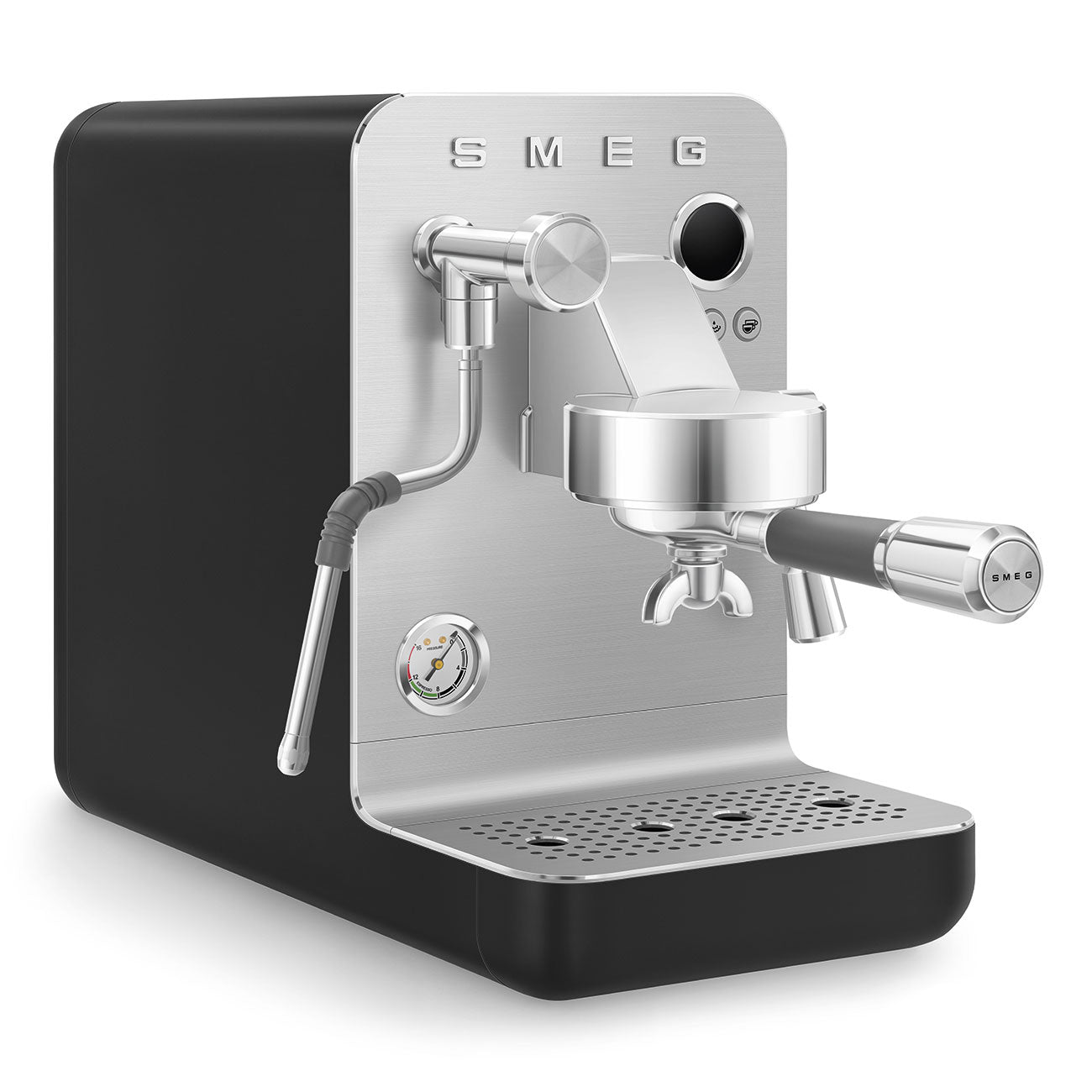 SMEG Mini Pro Manual Espresso Coffee Machine (Black Matte)