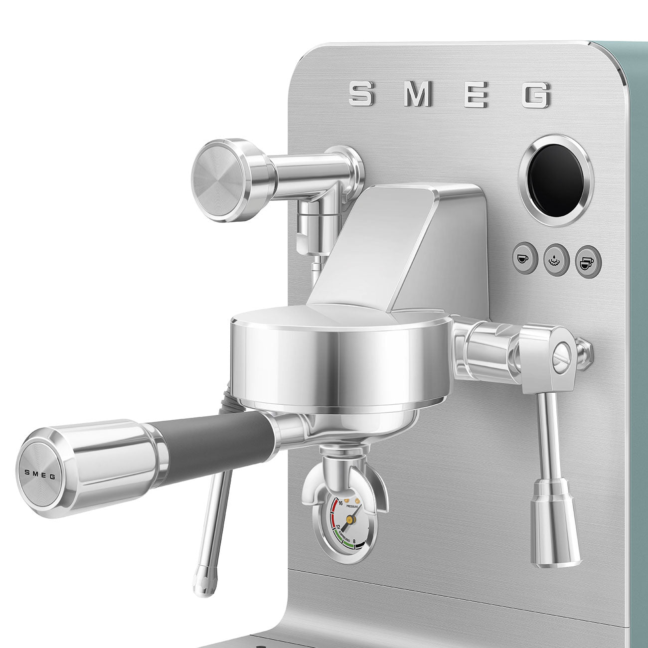 SMEG Mini Pro Manual Espresso Coffee Machine (Emerald Green Matte)