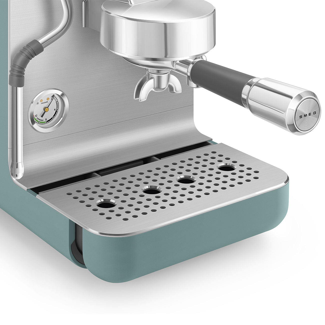 Automatic Mini-pro Espresso Machine with Steam Wand - Matte Emerald Green