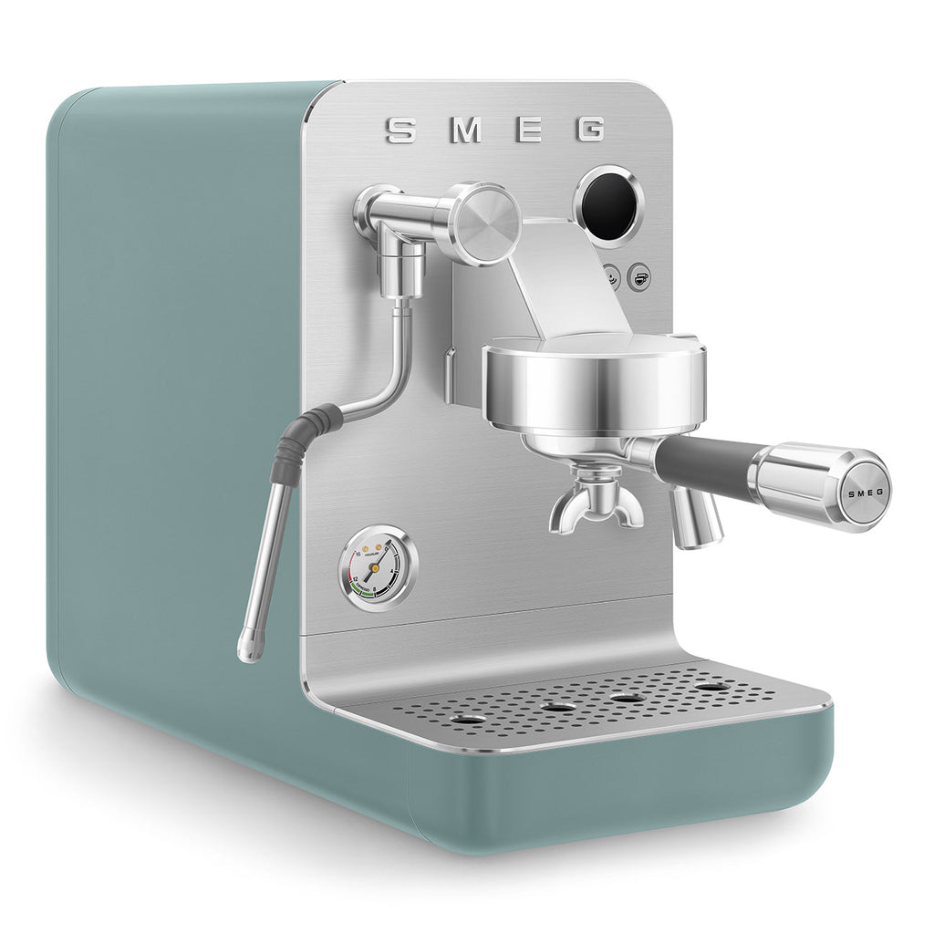 SMEG Mini Pro Manual Espresso Coffee Machine (Emerald Green Matte)