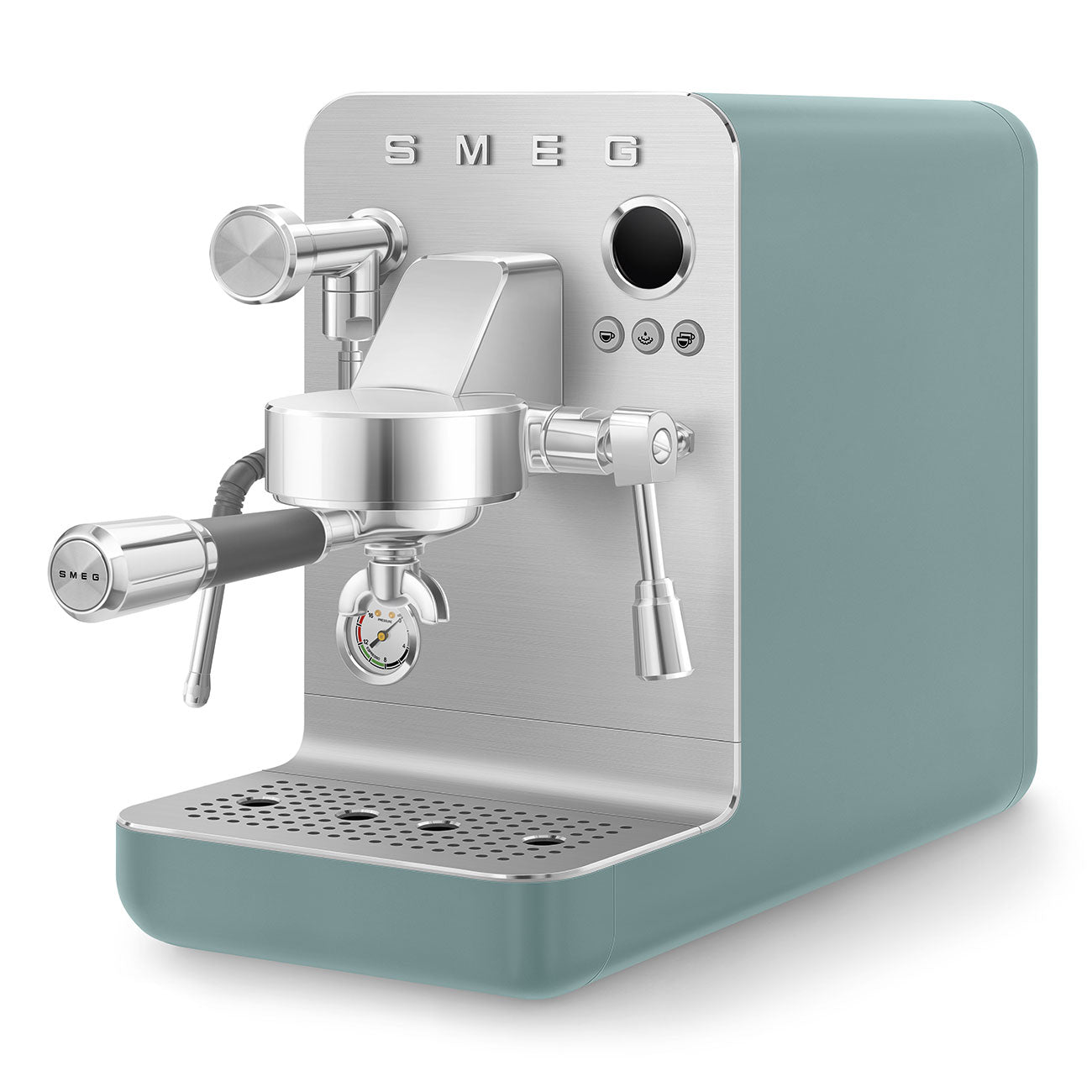 Automatic Mini-pro Espresso Machine with Steam Wand - Matte Emerald Green