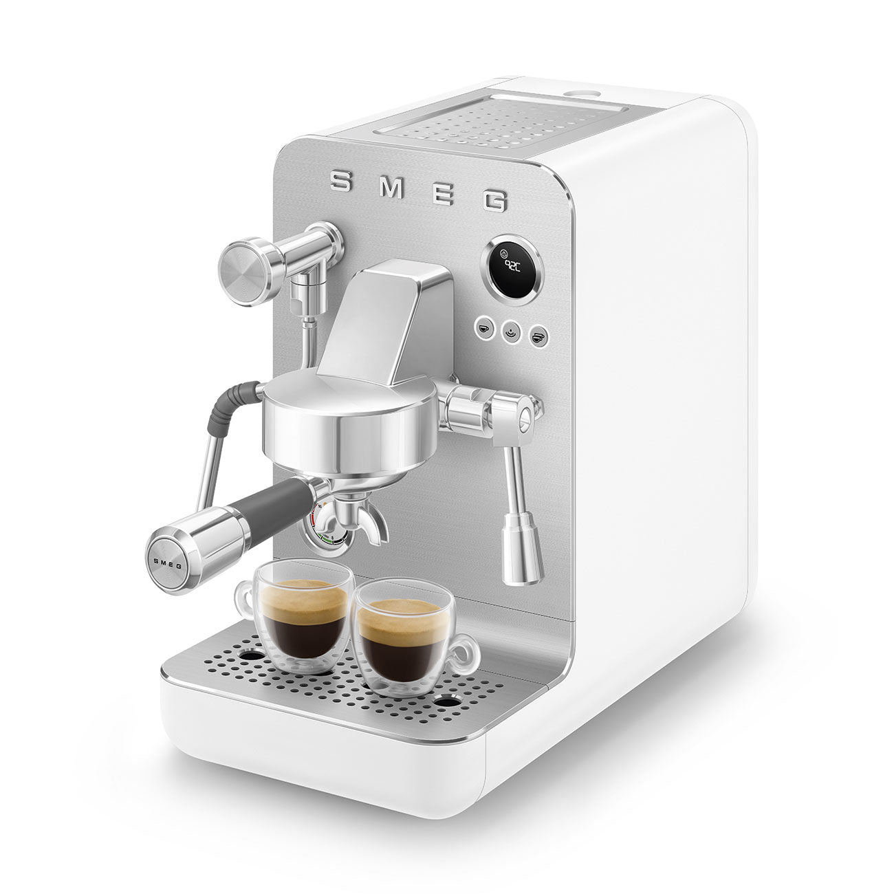 Automatic Mini-pro Espresso Machine with Steam Wand - Matte White