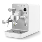 SMEG Mini Pro Manual Espresso Coffee Machine (White Matte)