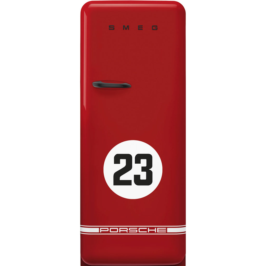 Porsche x SMEG FAB28 Retro Refrigerator Right Hinge 917 Salzburg Limited Edition (Red)