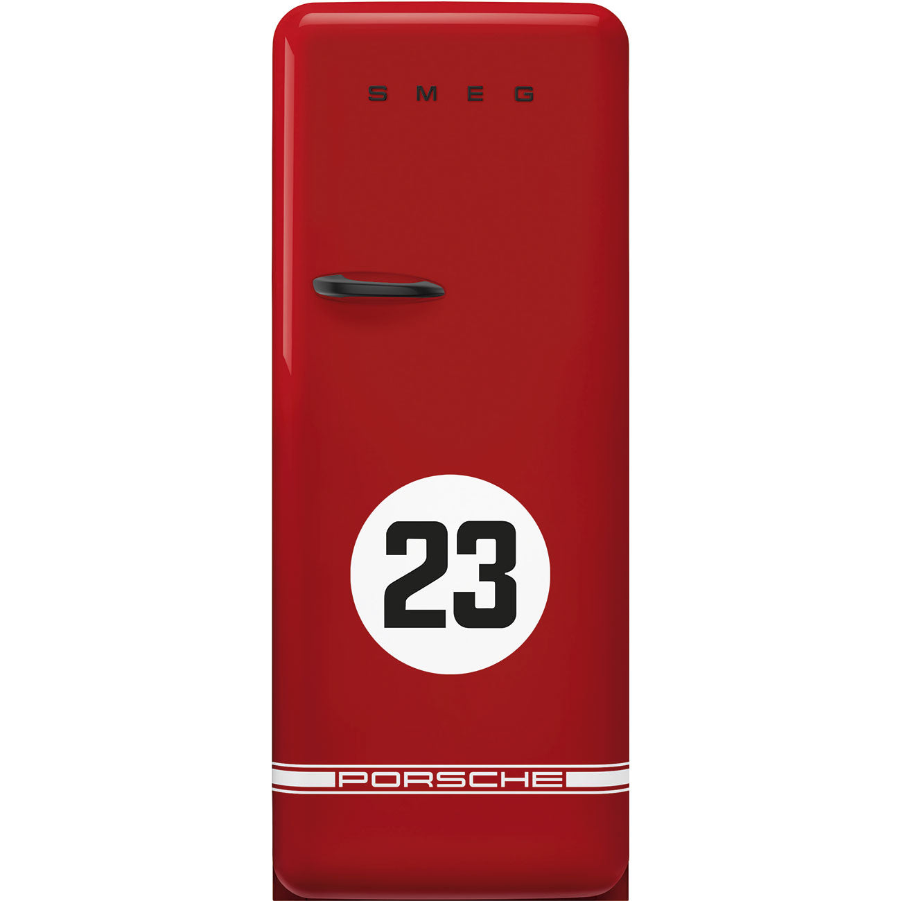 Porsche x SMEG FAB28 Retro Refrigerator Right Hinge 917 Salzburg Limited Edition (Red)