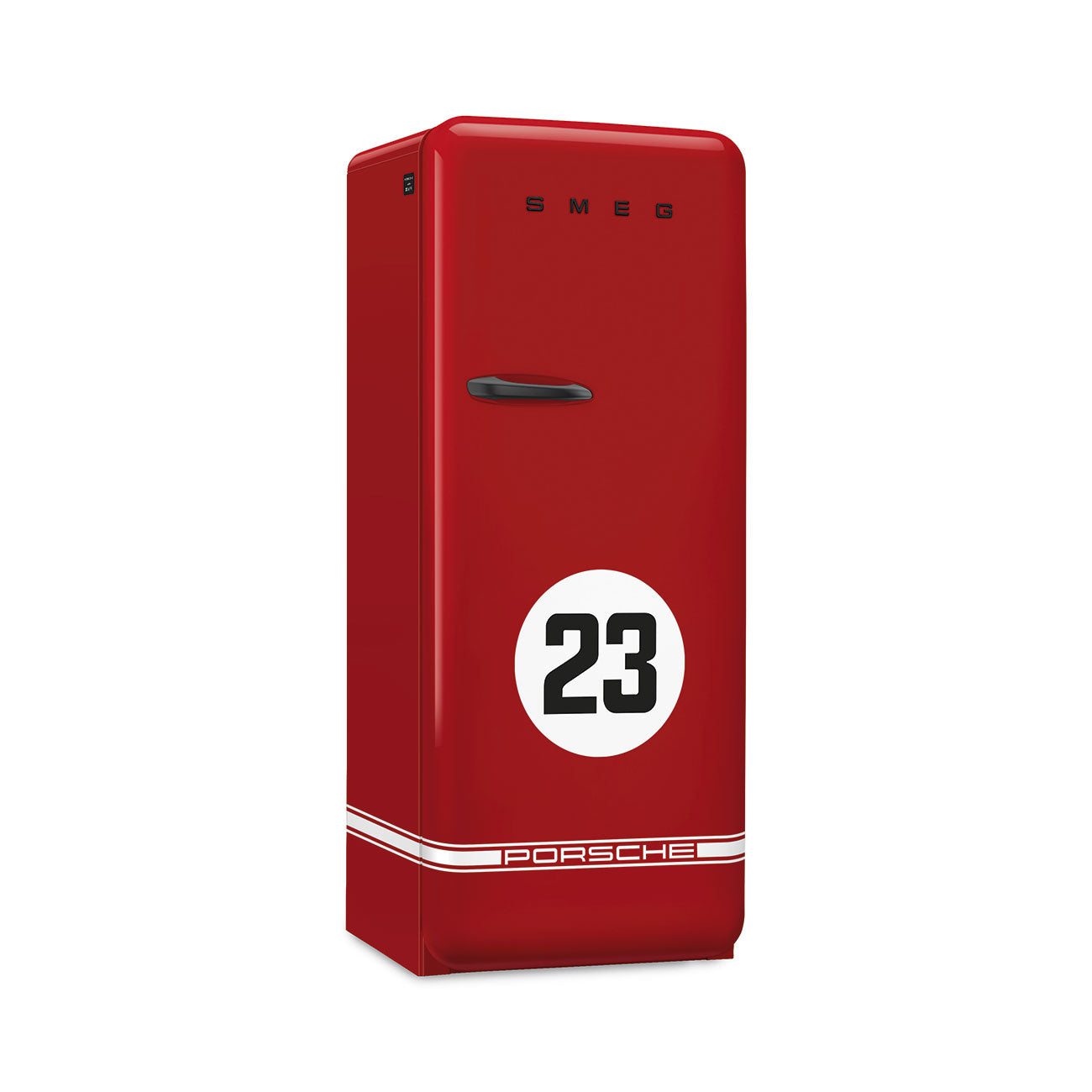 Porsche x SMEG FAB28 Retro Refrigerator Right Hinge 917 Salzburg Limited Edition (Red)