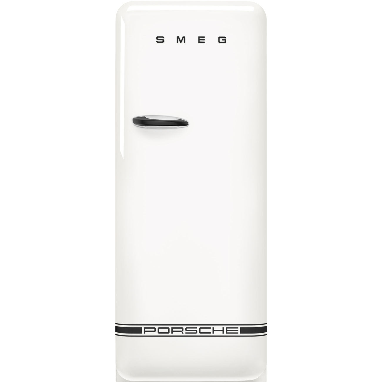 Porsche x SMEG FAB28 Retro Refrigerator Right Hinge Carrara Edition (White Metallic)