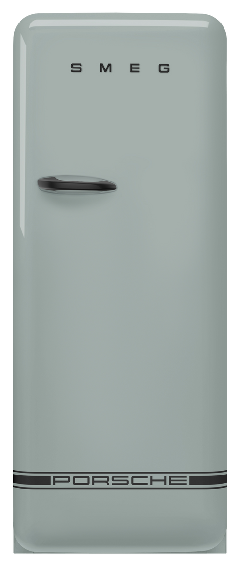 Porsche x SMEG FAB28 Retro Refrigerator Right Hinge Carrara Edition (Green Metallic)