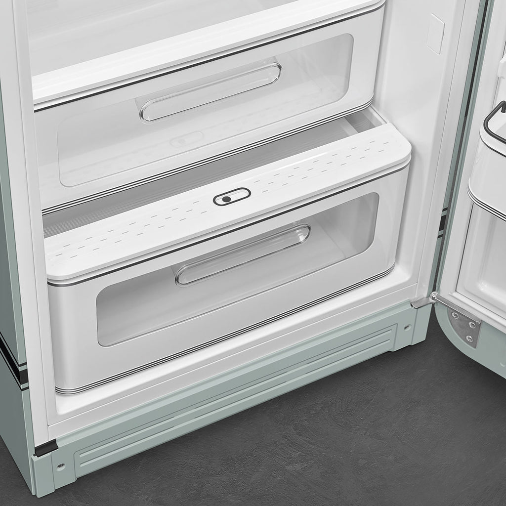 Porsche x SMEG FAB28 Retro Refrigerator Right Hinge Carrara Edition (Green Metallic)