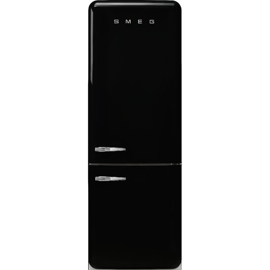 FAB38 Fridge - Black (Right Hinge)