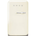 SMEG FAB5 Retro Mini Fridge Left Hinge (Cream)