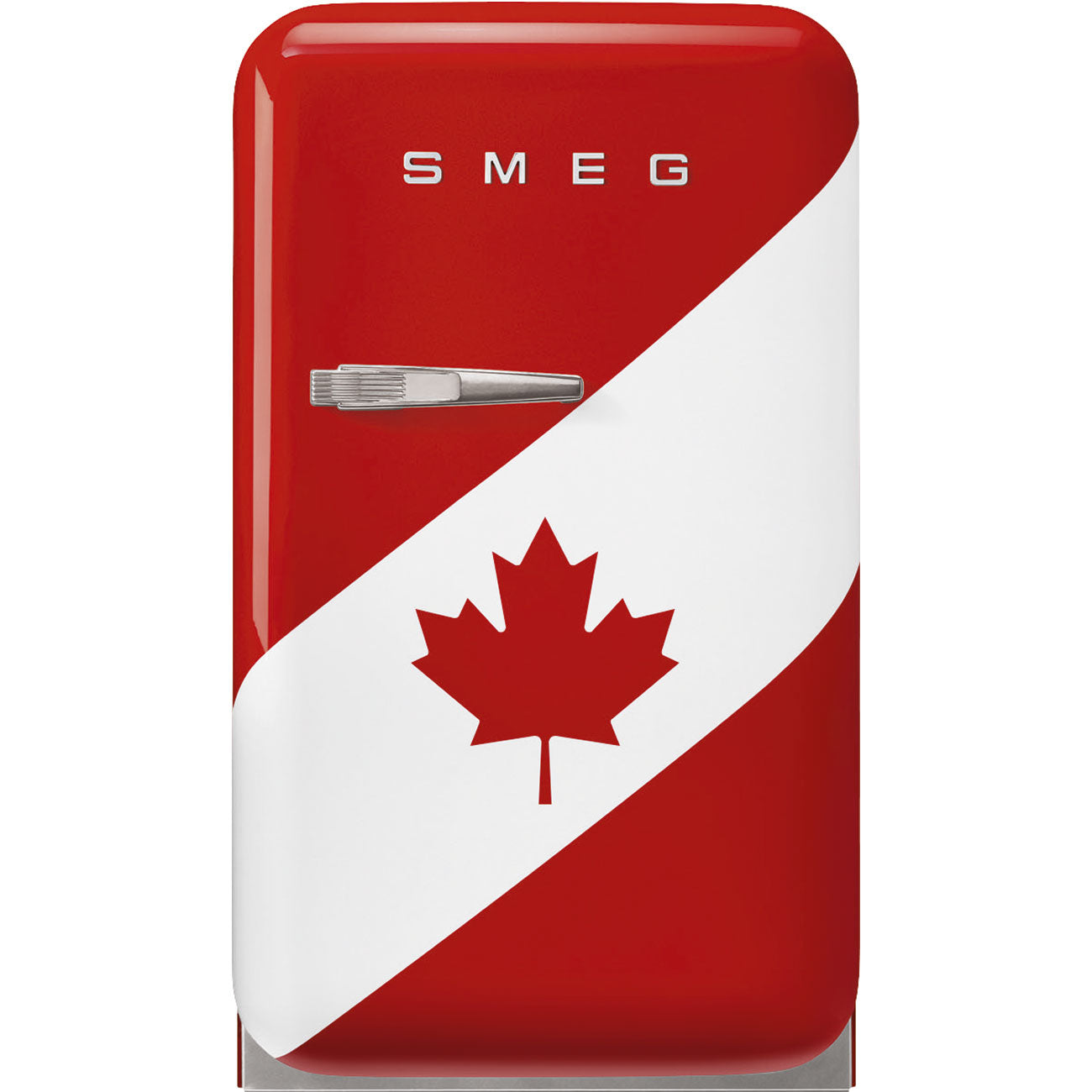 SMEG FAB5 Retro Mini Fridge Right Hinge (Canada Flag)