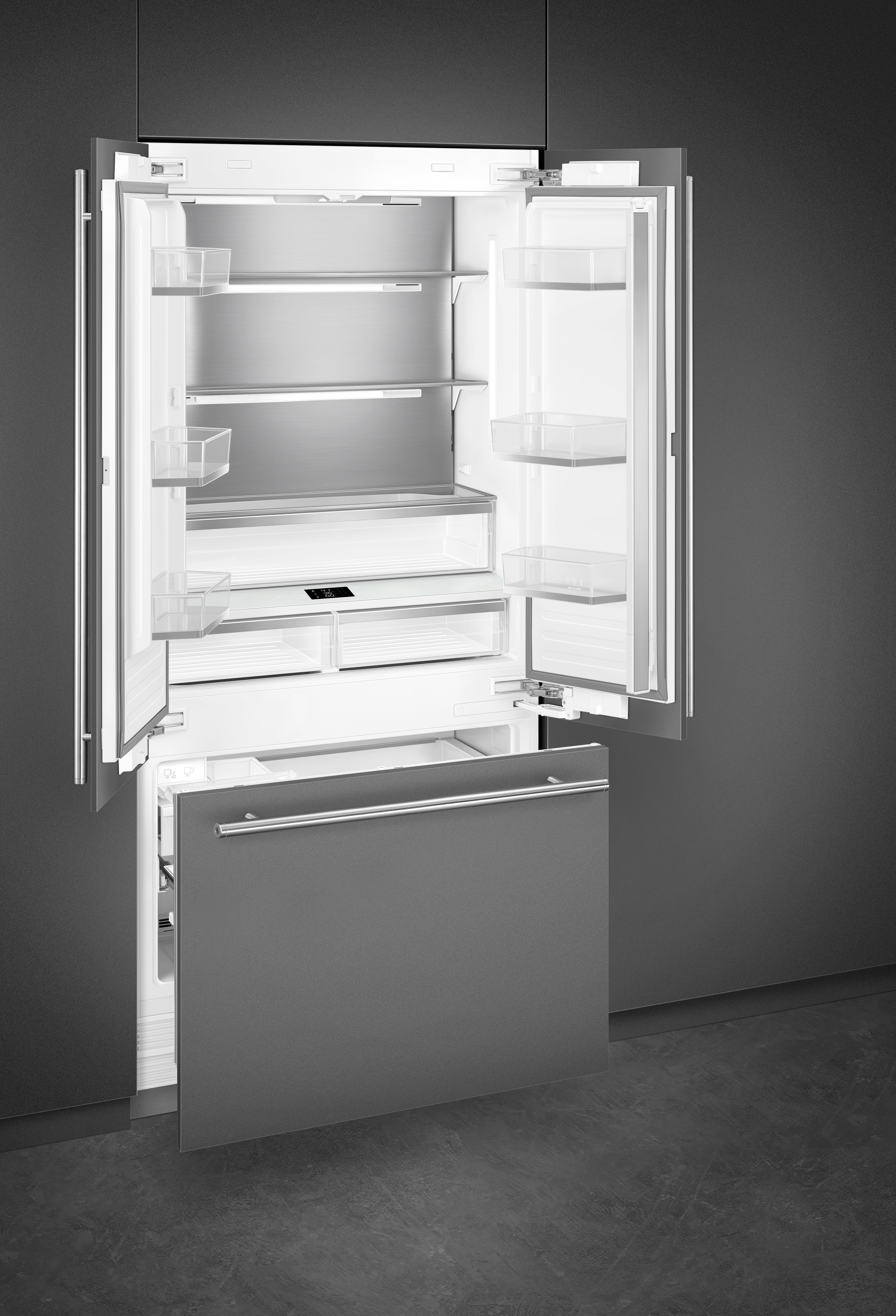 SMEG 36" Built In Fridge 3 Doors (Panel Ready)