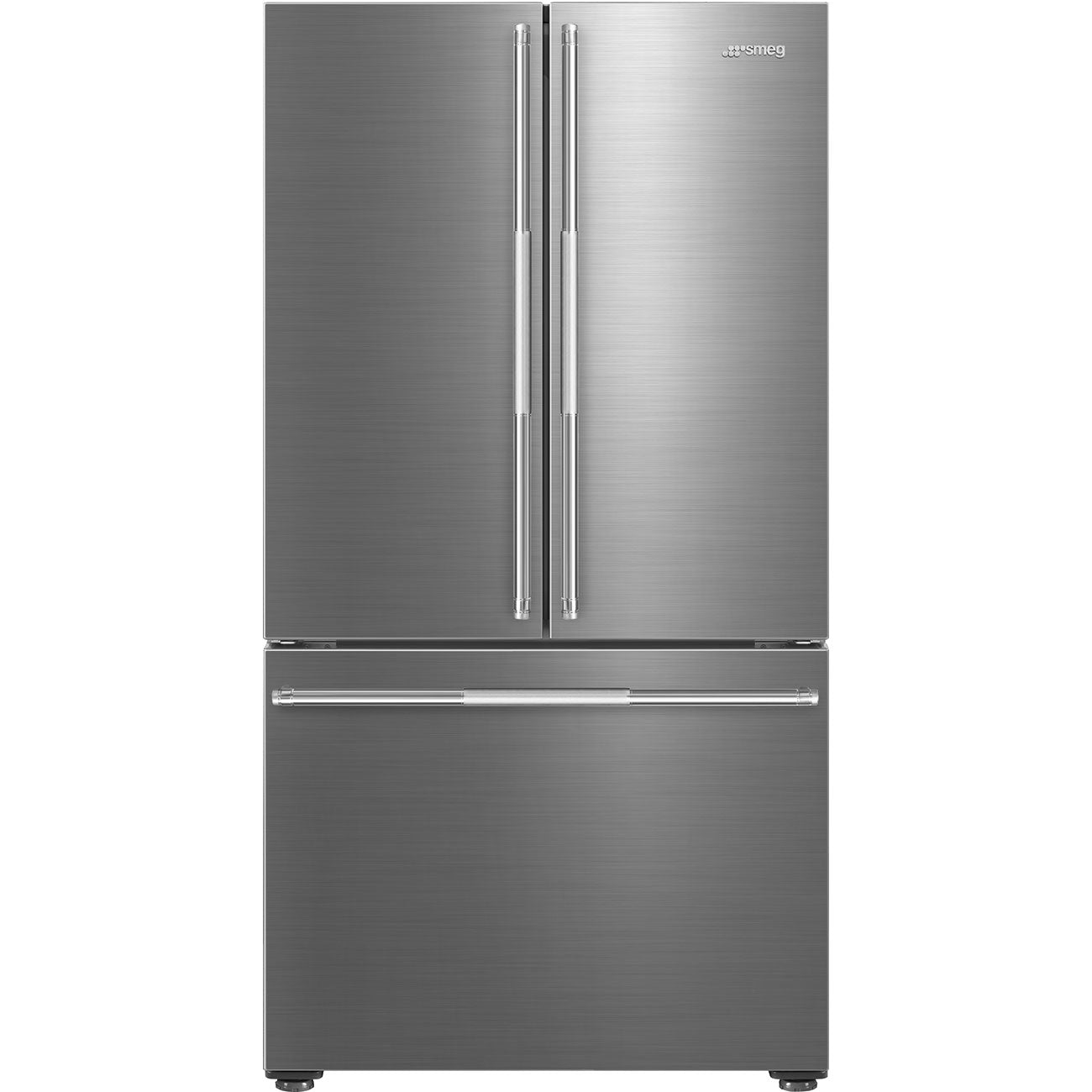 SMEG 36" Free Standing Fridge 3 Doors (Stainless Steel)