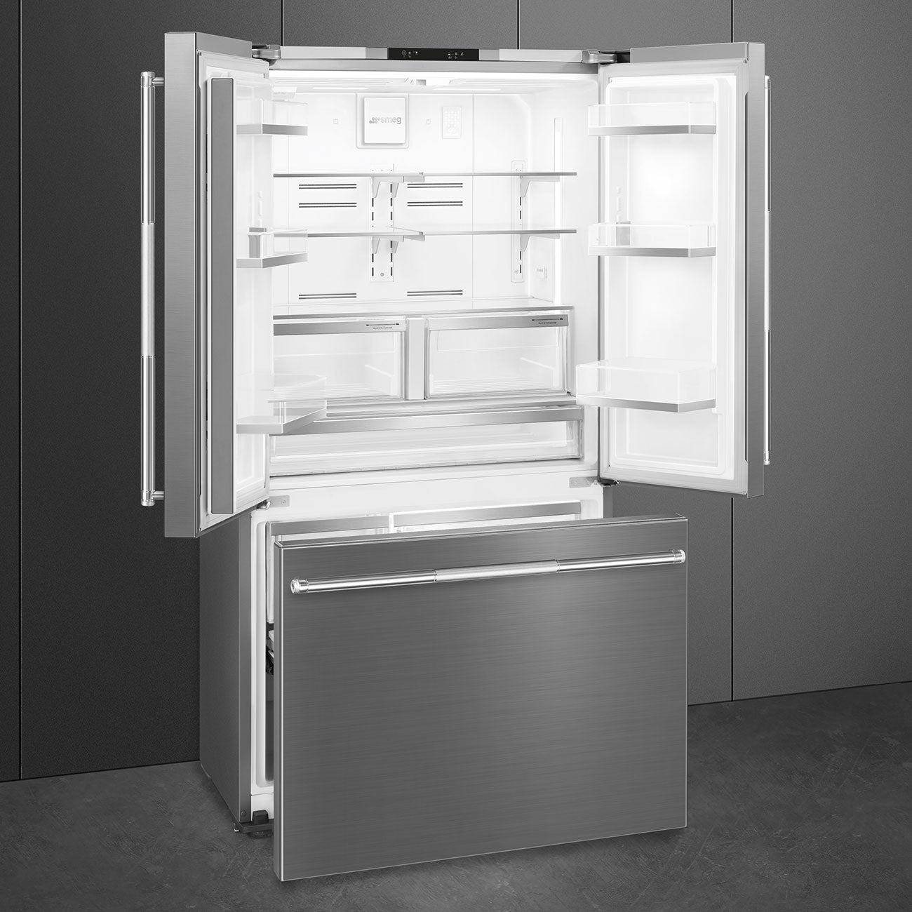 36" French Door Fridge with Auto Ice & Internal Water