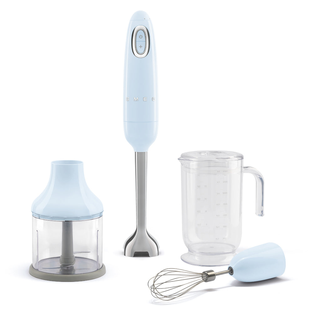 SMEG Hand Blender with Accessories (Pastel Blue)