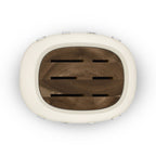 SMEG Knife Block Set with 6 Knives (Cream)