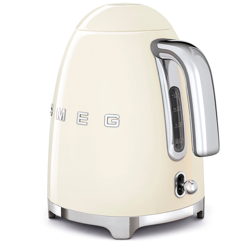 SMEG Electric Kettle 1.7L Variable Temperature (Cream)