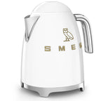 SMEG x OVO Electric Kettle 1.7L Fixed Temperature (White with Gold)