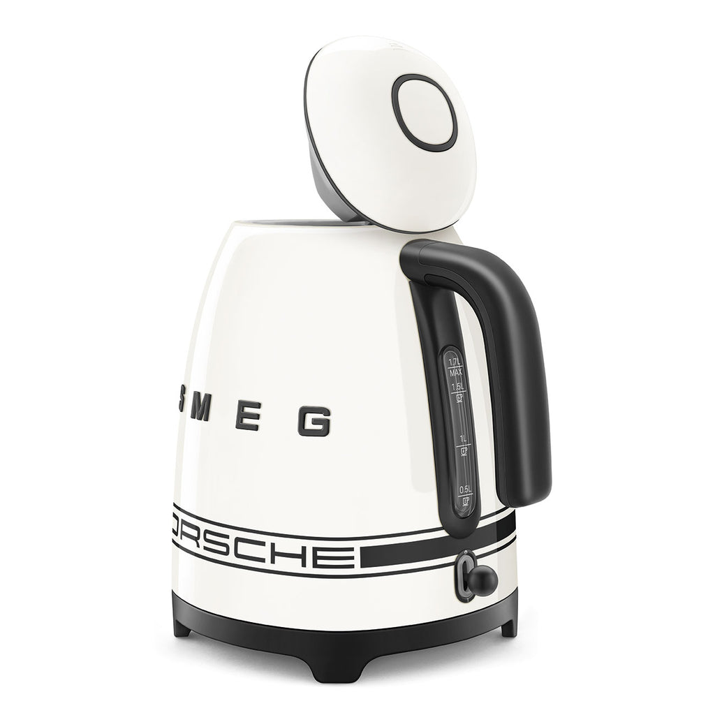 Porsche x SMEG Electric Kettle 1.7L Fixed Temperature Carrara Edition (White Metallic)