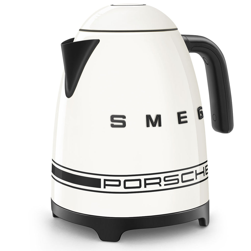 Porsche x SMEG Electric Kettle 1.7L Fixed Temperature Carrara Edition (White Metallic)