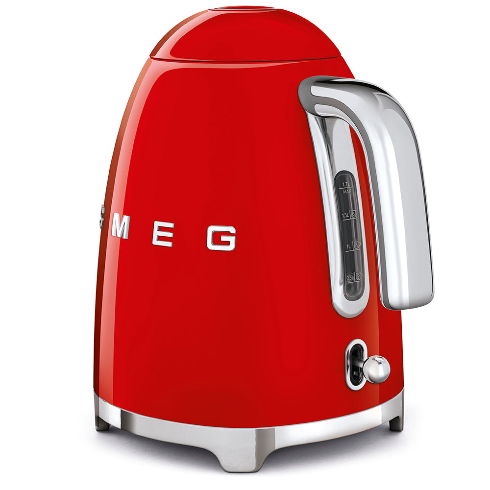 SMEG Electric Kettle 1.7L Fixed Temperature (Red)