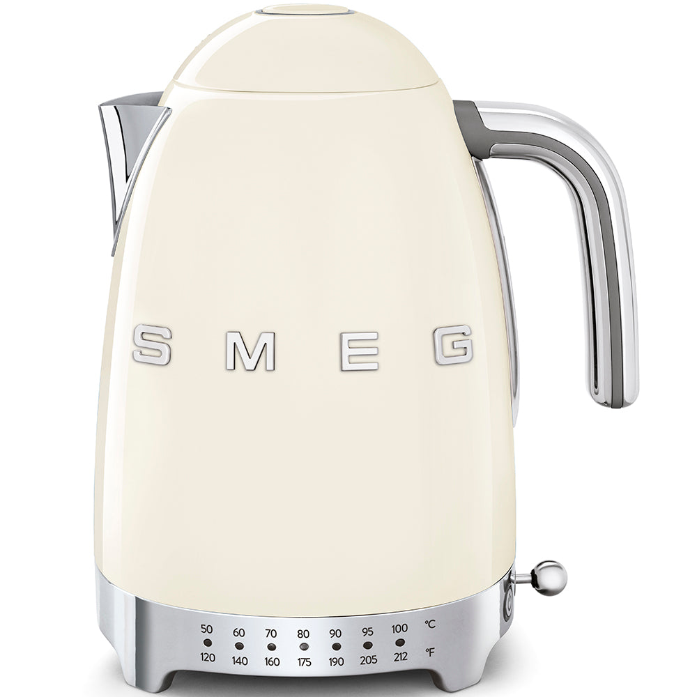 SMEG Electric Kettle 1.7L Variable Temperature (Cream)