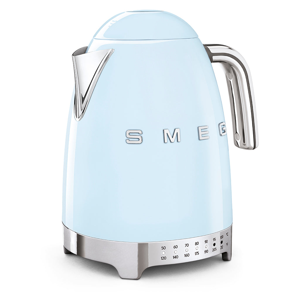 SMEG Electric Kettle 1.7L Variable Temperature (Pastel Blue)