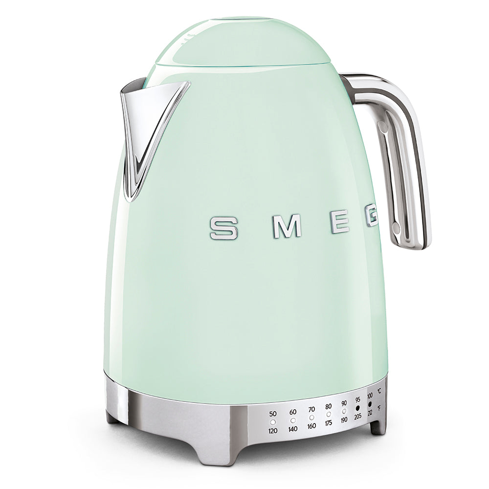 SMEG Electric Kettle 1.7L Variable Temperature (Pastel Green)