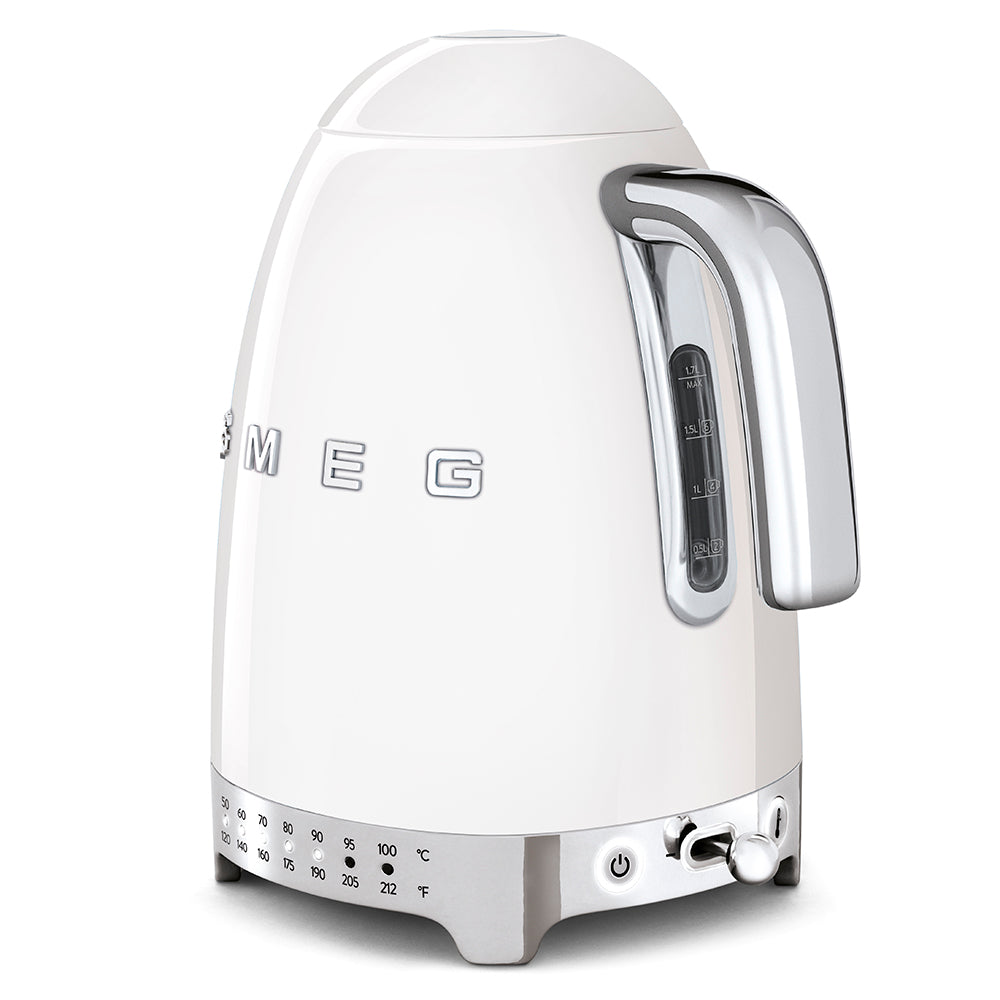 SMEG Electric Kettle 1.7L Variable Temperature (White)