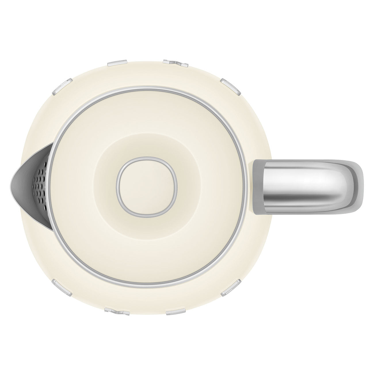 SMEG Electric Kettle 1.7L Variable Temperature (Cream)