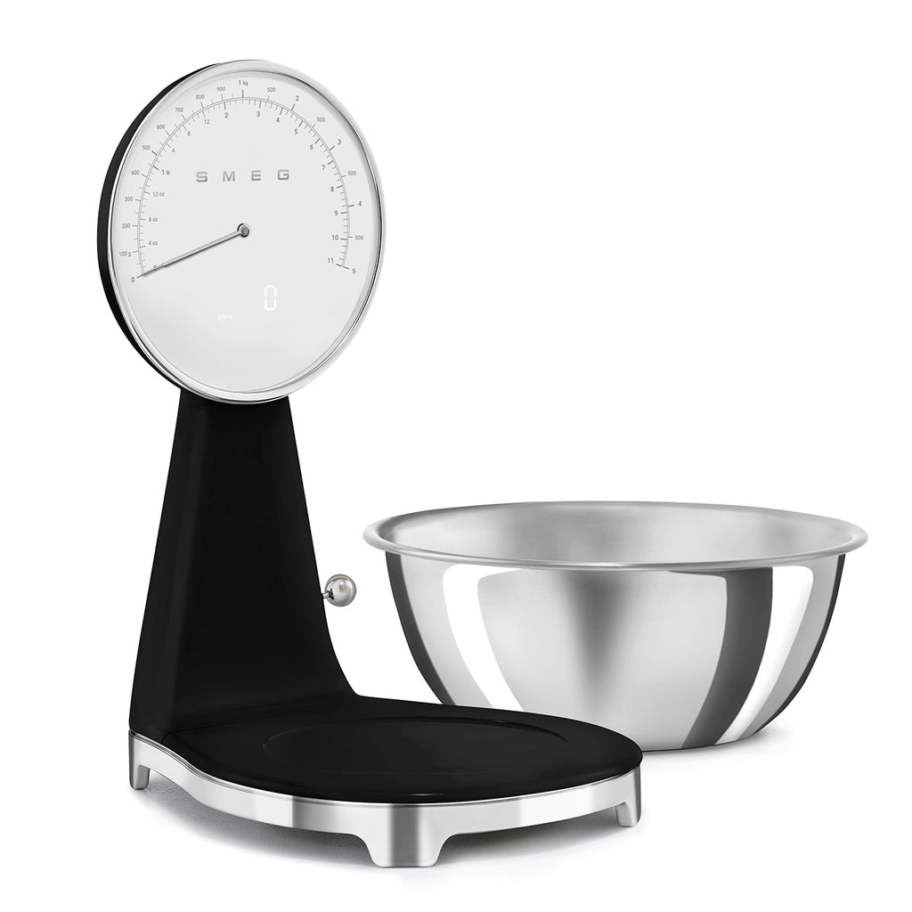 SMEG Digital & Analog Kitchen Scale (Black)