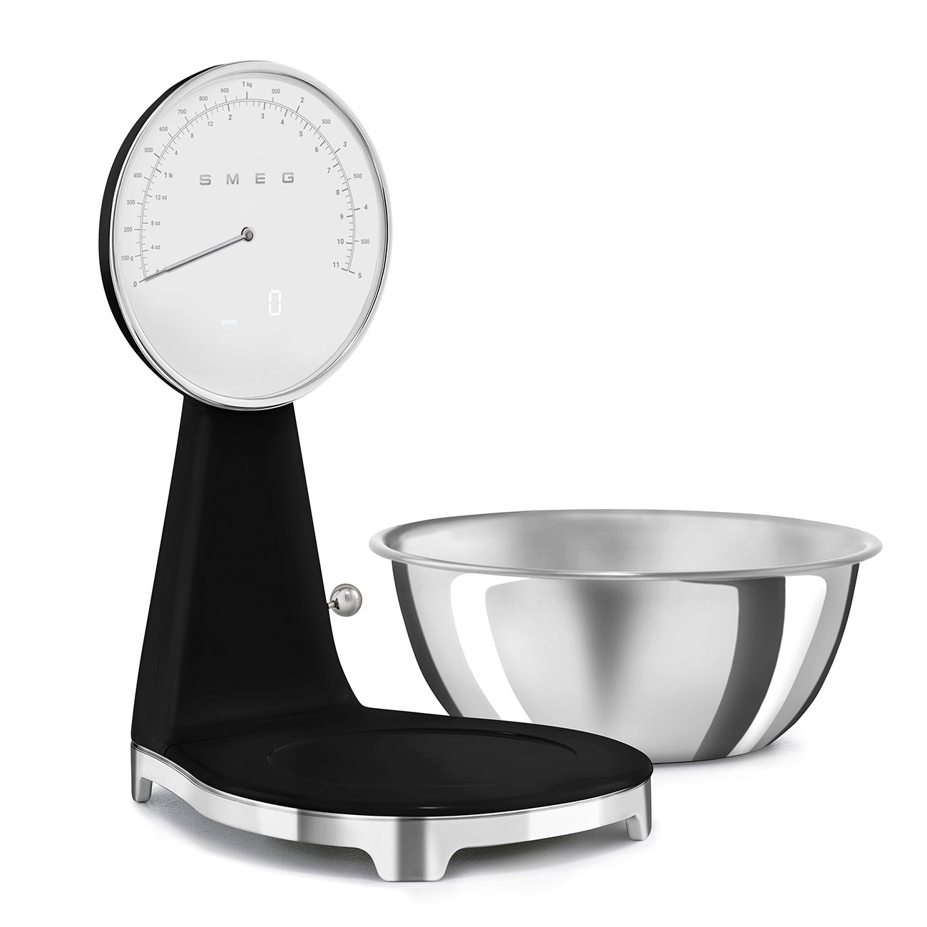 SMEG Digital & Analog Kitchen Scale (Black)