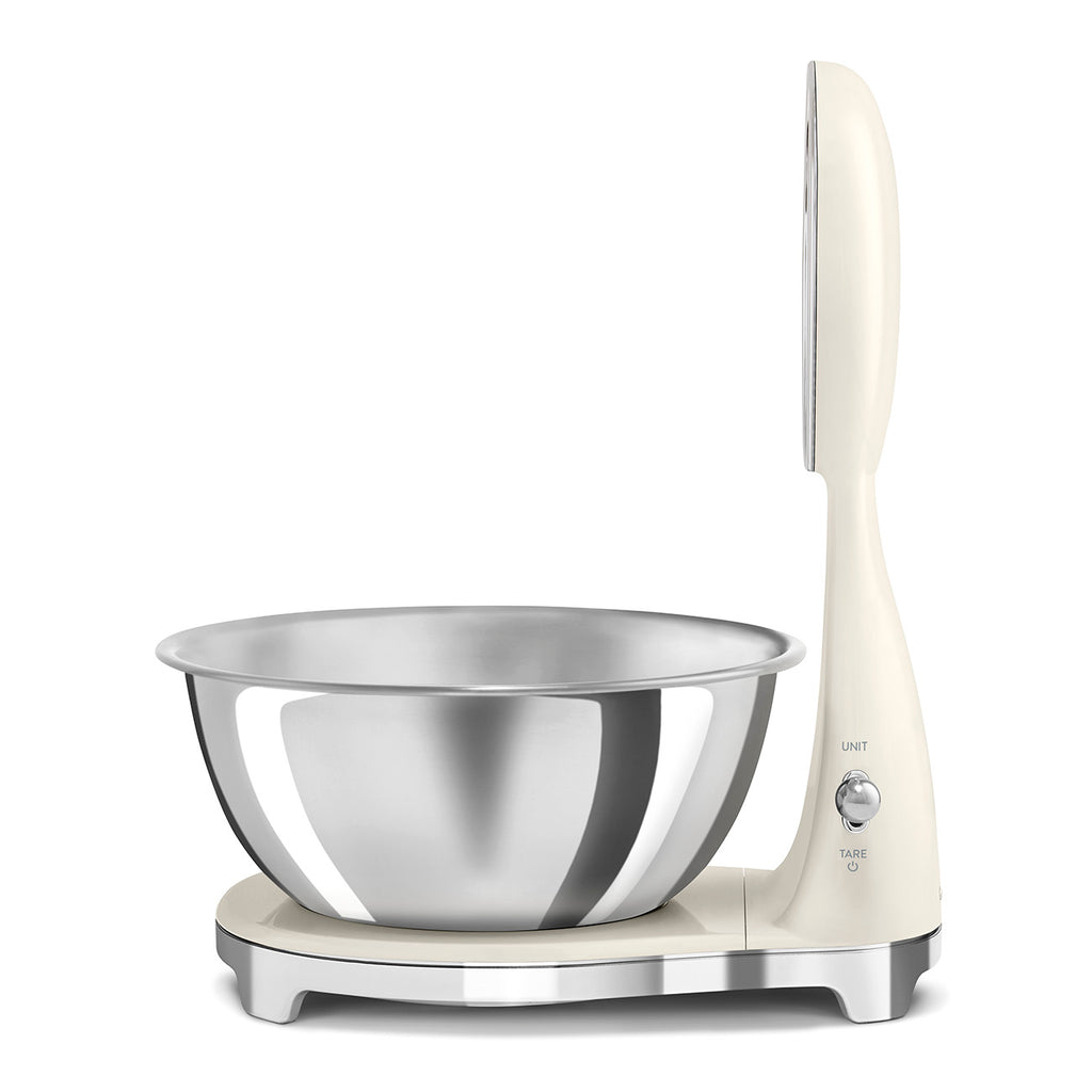 SMEG Digital & Analog Kitchen Scale (Cream)