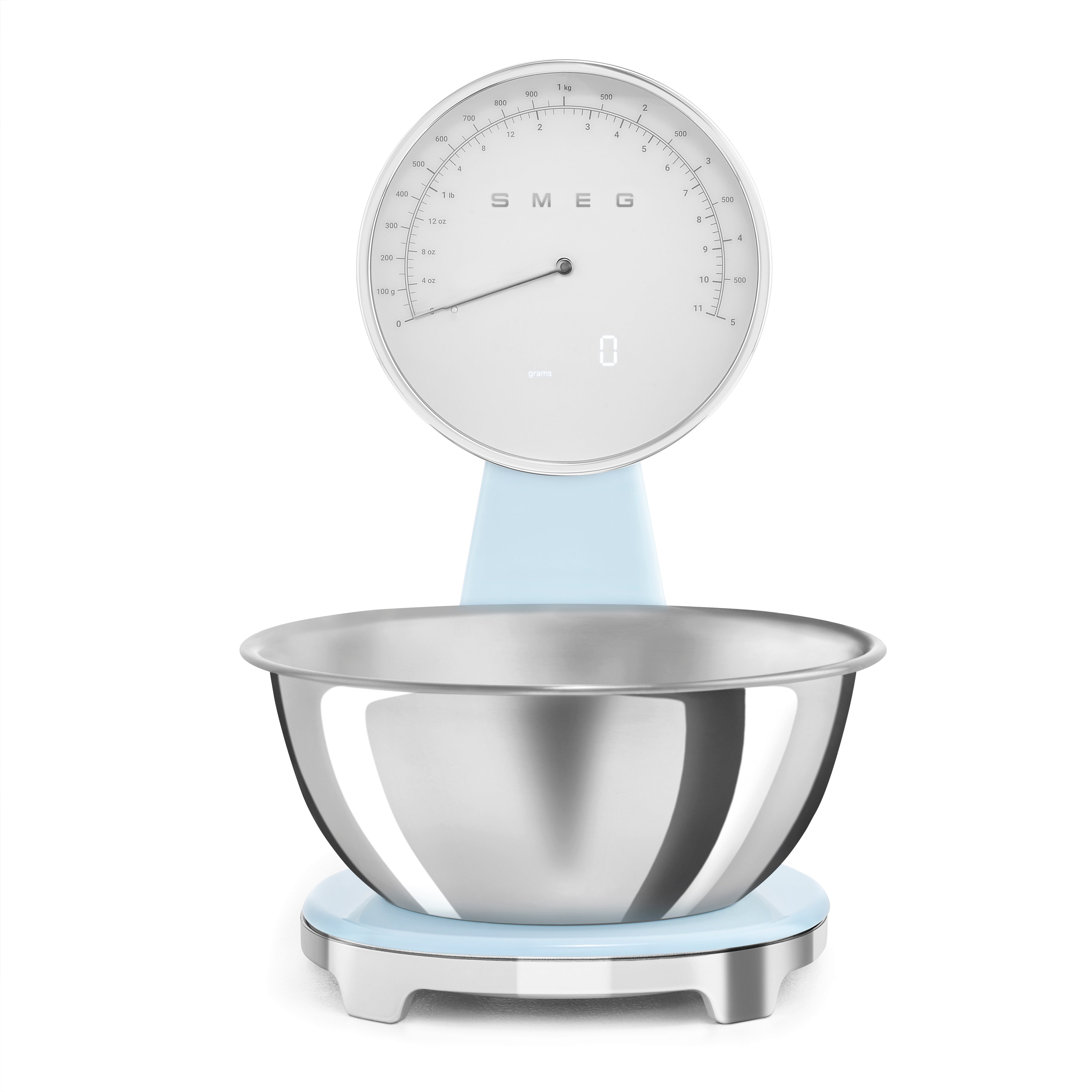 SMEG Digital & Analog Kitchen Scale (Pastel Blue)