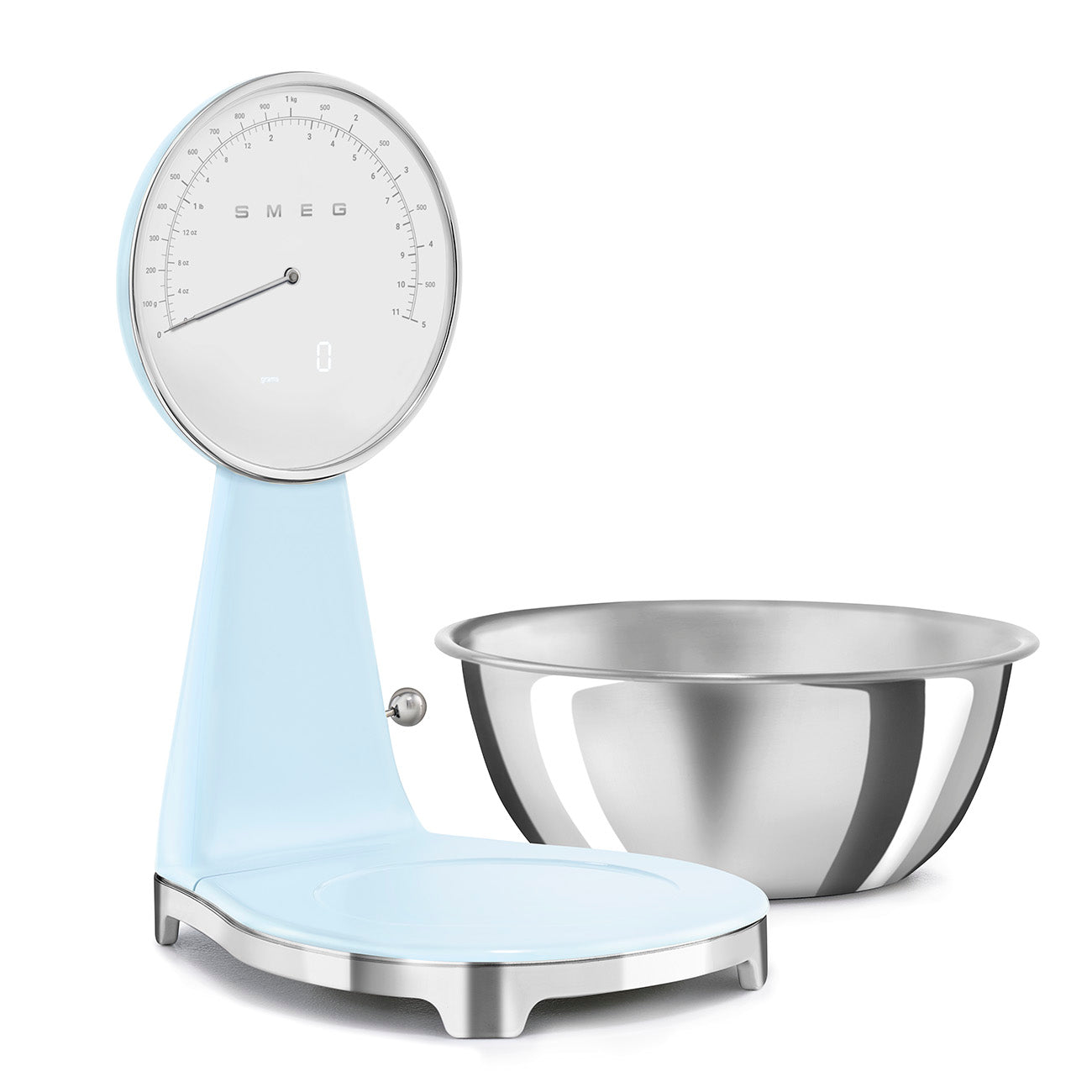 SMEG Digital & Analog Kitchen Scale (Pastel Blue)